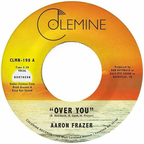 Aaron Frazer - Over You - Artists Aaron Frazer Genre Soul, Funk Release Date 1 Jan 2021 Cat No. CLMN198C1 Format 7" Orange Vinyl - Colemine Records - Colemine Records - Colemine Records - Colemine Records - Vinyl Record