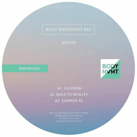 Kepler / Relpek - One For Bill - Artists Kepler Genre Tech House Release Date 14 January 2022 Cat No. BMVMT 005 Format 12" Vinyl - Body Movement - Body Movement - Body Movement - Body Movement - Vinyl Record