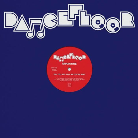 Shavonne - So Tell Me Tell Me - Artists Shavonne Genre Deep House, Electro Release Date 6 Sept 2022 Cat No. ERC 040R Format 12" Vinyl - Emotional Rescue - Vinyl Record