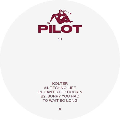 Kolter - Techno Life - Artists Kolter Genre Breakbeat Release Date 21 Oct 2022 Cat No. PILOT 010 Format 12" Vinyl - Pilot UK - Vinyl Record