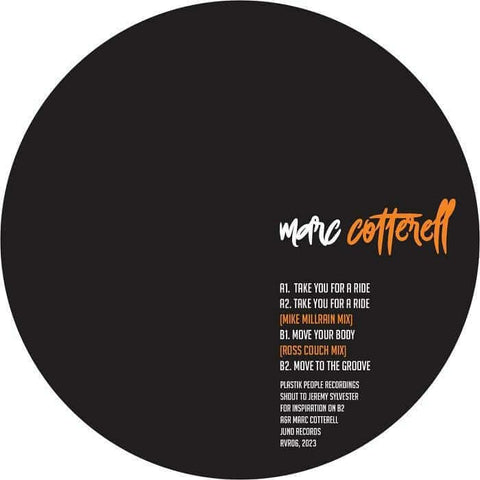 Marc Cotterell - Take A Bump - Artists Marc Cotterell Genre Garage House Release Date 3 Mar 2023 Cat No. RVR 06 Format 12" Vinyl - Rhythm Vibe - Rhythm Vibe - Rhythm Vibe - Rhythm Vibe - Vinyl Record