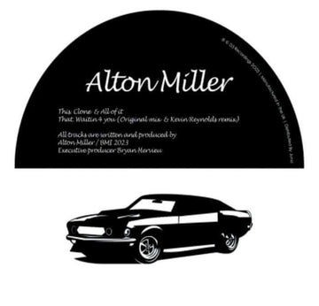 Alton Miller - Waitin 4 You - Artists Alton Miller Genre Deep House Release Date 26 May 2023 Cat No. D3E 016 Format 12