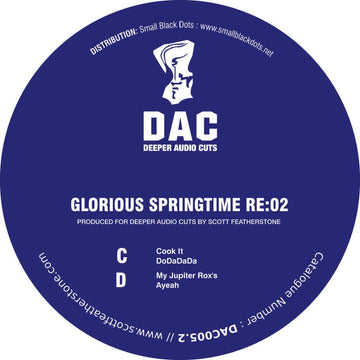 Glorious Springtime - RE:02 - Glorious Springtime - RE 02 - 25 years after its official release, Deeper Audio Cuts “DAC002” gets a very much demanded re-issue. Vinyl, 12, EP, Reissue - Deeper Audio Cuts - Deeper Audio Cuts - Deeper Audio Cuts - Deeper Aud Vinly Record