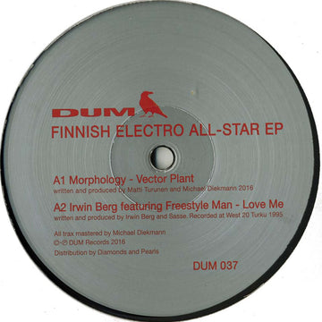 Various - Finnish Electro All-Star - Artists Morphology Genre Electro Release Date 4 February 2022 Cat No.DUM037 Format 12