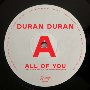 Duran Duran - Erol Alkan's Extended Rework (Repress) - Artists Duran Duran, Erol Alkan Genre Disco, Edits Release Date 17 Feb 2023 Cat No. PH120 Format 12