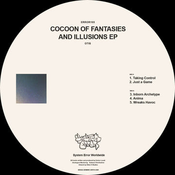 Otis - Cocoon of Fantasies and Illusions EP (Vinyl) - Otis - Cocoon of Fantasies and Illusions EP (Vinyl) - With its 3rd release on the ERROR100 Series, System Error showcases Italian producer Otis, who delicately produced 5 club orientated tracks pulling Vinly Record