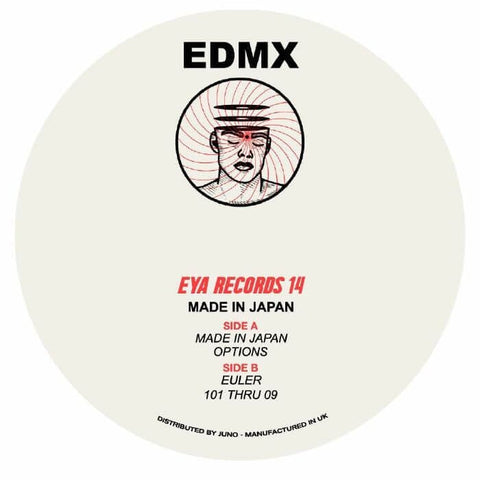EDMX - Made In Japan EP (Vinyl) - EDMX - Made In Japan EP (Vinyl) - After a four year break EDMX is back! UK don Ed DMX is next on EYA Records releasing music under his legendary alias.'Made in Japan EP' is an ode to the 90's Motor City's second wave. Tim - Vinyl Record