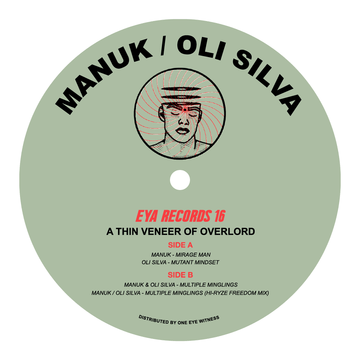 Manuk & Oli Silva - A Thin Veneer Of Overlord - Artists Oli Silva, Manuk, Hi-Ryze Genre Techno, Breakbeat Release Date February 9, 2022 Cat No. EYA016 Format 12