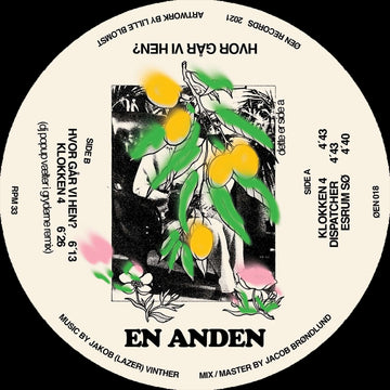 En Anden - Hvor Gar Vi Hen - Artists En Anden Genre Deep House Release Date 16 November 2021 Cat No. ØEN018 Format 12