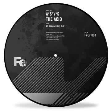 A*S*Y*S - The Acid (Vinyl) - A*S*Y*S - The Acid (Vinyl) - One Track one ACID Bomb!!! Single-Sided Vinyl, 12
