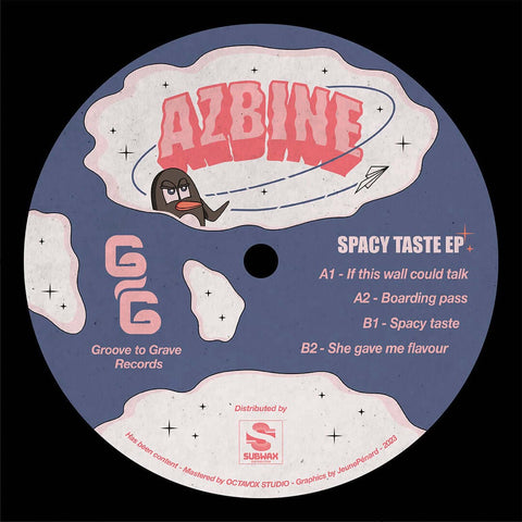 Azbine - Spacy Taste - Artists Azbine Genre Tech House, Electro Release Date 9 Jun 2023 Cat No. GTGR02 Format 12" Vinyl - Groove To Grave Records - Vinyl Record