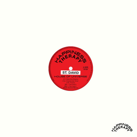 St. David - House Of Universe - Italian producer, DJ, and founder of Theory Of Swing Records, St. David, makes his way onto French label Happiness Therapy’s 9th release. Known for his 90’s powerhouse productions, St. David infuses disco, jazz, and classic - Vinyl Record