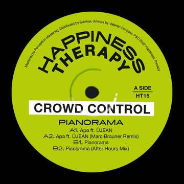Crowd Control - 'Pianorama' Vinyl - Artists Crowd Control Marc Brauner Genre Deep House Release Date 3 Feb 2023 Cat No. HT15 Format 12
