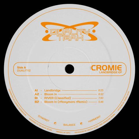 Cromie - Landbridge - Artists Cromie Genre Tech House, Breakbeat Release Date Cat No. DUALITY2 Format 12" Vinyl - Duality Trax - Duality Trax - Duality Trax - Duality Trax - Vinyl Record