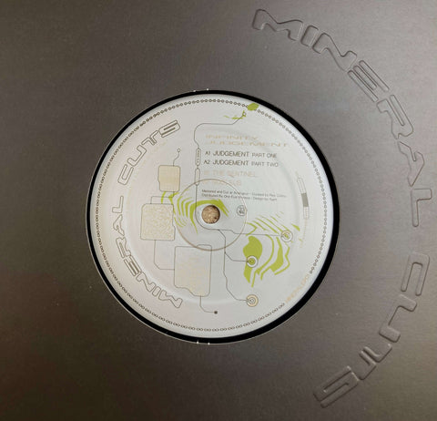 Infinity - 'Judgement' Vinyl - Artists Infinity Genre Tech House Release Date 10 June 2022 Cat No. MINERALEP01 Format 12" Vinyl - Mineral Cuts - Mineral Cuts - Mineral Cuts - Mineral Cuts - Vinyl Record