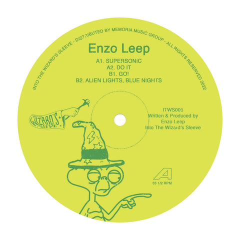 Enzo Leep - Alien Lights - Artists Enzo Leep Genre Breakbeat, Electro, House Release Date 9 Dec 2022 Cat No. ITWS005 Format 12" Vinyl - Into The Wizard's Sleeve - Vinyl Record