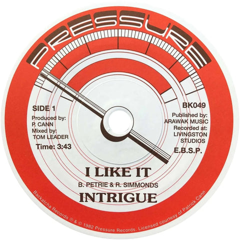 Intrigue - 'I Like It' Vinyl - Artists Intrigue Genre Boogie-Funk Release Date 27 May 2022 Cat No. BK049 Format 7" Vinyl - Backatcha Records - Backatcha Records - Backatcha Records - Backatcha Records - Vinyl Record