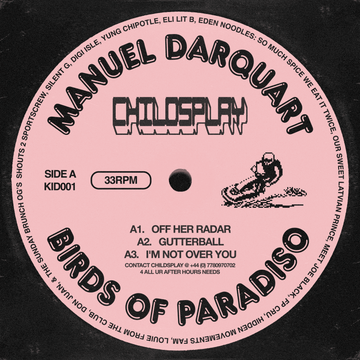 Manuel Darquart - Birds Of Paradiso [Repress] - Your 5 day holiday is coming to a heartbreaking end on the magnifique Isle of Paradiso. As you wait on the pier for your last rendez vous with that special someone... Vinly Record