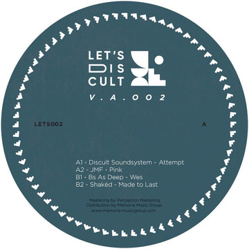 Various Artists - Lets Discult 002 (Vinyl) - Various Artists - Lets Discult 002 (Vinyl) - After the promising success of their first opus, Lets Discult is thrilled to announce a 2nd release. Once again, they've teamed up with artists from different backgr Vinly Record
