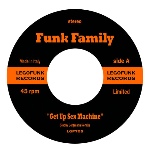 Robby Bergmann & Lego Edit - Funk Family - Robby Bergmann & Lego Edit - Funk Family 7" (Clear Vinyl) - Super sexy edits from dj Robby Bergamnn and Lego for two Timeless tunes. It’s time for a phunky phunkin stuffs... Clear Vinyl, 7". Robby Bergmann & Lego - Vinyl Record