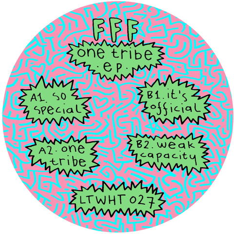 FFF - 'One Tribe' Vinyl - Artists FFF Genre Breakbeat Release Date 14 Jan 2022 Cat No. LTWHT027 Format 12" Vinyl - Lobster Theremin White - Lobster Theremin White - Lobster Theremin White - Lobster Theremin White - Vinyl Record