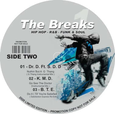 Various - The Breaks 01 - Artists Various Genre Hip-Hop, Funk, Edits Release Date 7 Oct 2022 Cat No. TB0001 Format 12" Vinyl - The Breaks - The Breaks - The Breaks - The Breaks - Vinyl Record