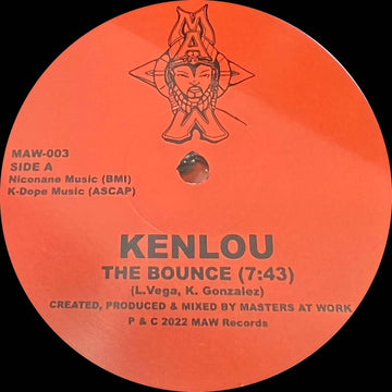 Kenlou - The Bounce - Artists Kenlou Genre Garage House, NY House Release Date 3 Feb 2023 Cat No. MAW003 Format 12