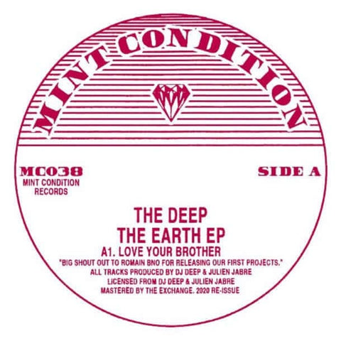 The Deep - The Earth - Released in 1998 on French label Basenotic, 'The Earth EP' is a rare, sought after and sublime collaboration between 2 of the countries shining stars of underground dance music... - Mint Condition - Mint Condition - Mint Condition - - Vinyl Record