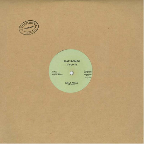 Max Romeo - Melt Away - Artists Max Romeo Genre Reggae Release Date 10 Jun 2022 Cat No. DSR1202 Format 12" Vinyl - Dub Store Records - Vinyl Record