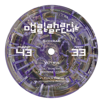 Sohrab - Voyria - Artists Sohrab Genre Tech House, Prog House, Trance Release Date 16 Dec 2022 Cat No. OYSTER43 Format 2 x 12