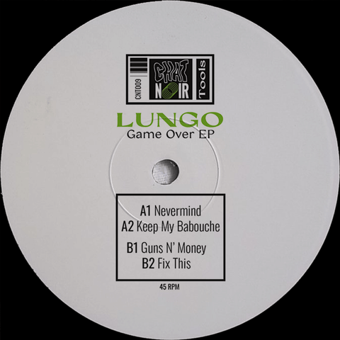 Lungo - Game Over - Artists Lungo Genre House Release Date 31 Mar 2023 Cat No. CNT009 Format 12" Vinyl - Chat Noir Tools - Vinyl Record