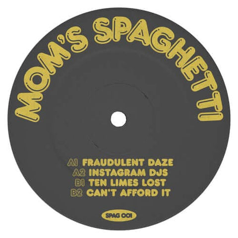 Mom’s Spaghetti - Vol 1 (Vinyl) - Mom’s Spaghetti - Vol 1 (Vinyl) - Club tracks for weak knees and sweaty palms! Finally on wax, a series of club edits paying tribute to Glasgow's infamous after-party scene ca. 2011 - 2019. Mom's Spaghetti takes influence - Vinyl Record