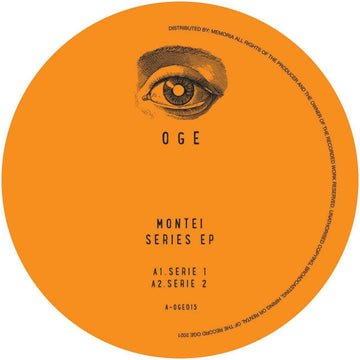 Montei - Series EP (Vinyl) - Montei - Series EP (Vinyl) - Next up on OGE's main imprint is Argentina's Montei, 4 killer cuts for the dancefloor Vinyl, 12
