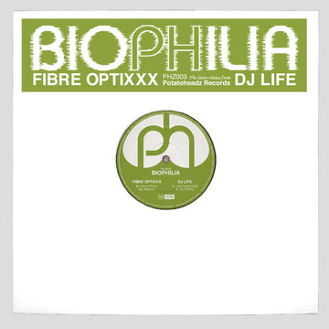 Fibre Optixxx & DJ Life - Biophilia - Artists Fibre Optixxx & DJ Life Genre Techno, Electro Release Date 1 Jan 2022 Cat No. PHZ003 Format 12