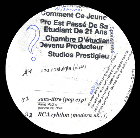 ANDROO - Sans-titre For the third release of Poly Dance Theatre Androo comes back with a heavier sound. Get ready to dance, cause we have two slow mid tempo killers! - Vinyl Record