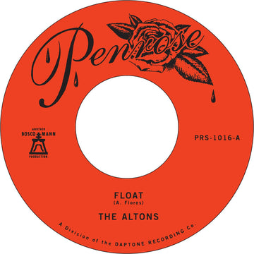 The Altons - Float / Cry For Me - Artists The Altons Genre Soul, R&B Release Date 24 Feb 2023 Cat No. PRS-1016 Format 7