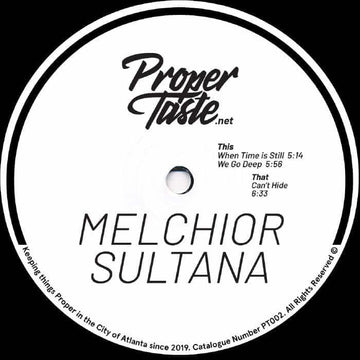 Melchior Sultana - When Time Is Still EP (Vinyl) - Melchior Sultana - When Time Is Still EP (Vinyl) - 