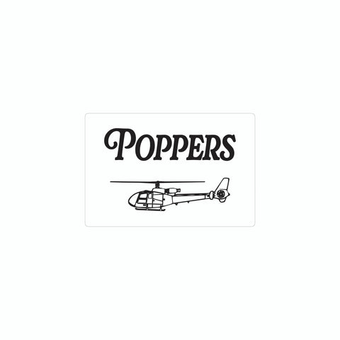 Unknown Artist - Poppers (Vinyl) - Unknown Artist - Poppers - HAND's new whitelabel edits series called POPPERS, featuring another ensemble of disastrous dancefloor-clearing DJ tools, from flamenco disco to japanese cartoon explosion sound effects and mon - Vinyl Record