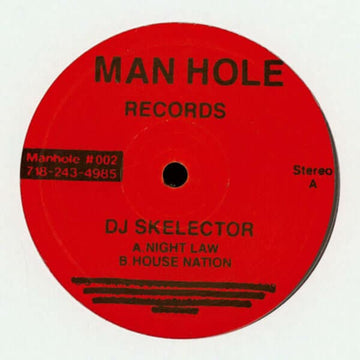 DJ Skelector - Man Hole 002 - Artists DJ Skelector Genre Nu-Disco, Edits, Downtempo Release Date 1 May 2017 Cat No. MH002 Format 12
