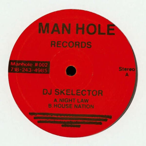 DJ Skelector - Man Hole 002 - Artists DJ Skelector Genre Nu-Disco, Edits, Downtempo Release Date 1 May 2017 Cat No. MH002 Format 12" Vinyl - Man Hole - Vinyl Record