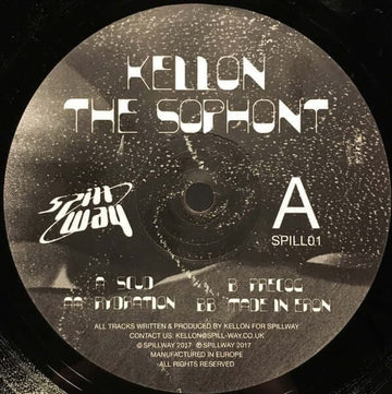 Kellon - The Sophont - Kellon - The Sophont - WAREHOUSE FIND Limited copies! - Spillway - Spillway - Spillway - Spillway Vinly Record