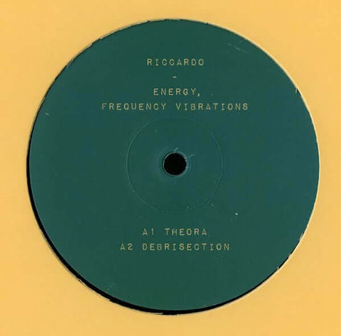 Riccardo - Energy Frequency Vibrations - Artists Riccardo Genre Deep Techno, Electro Release Date 12 Feb 2018 Cat No. MET005 Format 12" Vinyl - Metropolita recordings - Vinyl Record