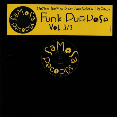 Various - Funk Purpose Vol 3/2 - Artists Various Genre Disco, Nu-Disco, Edits Release Date 1 Mar 2020 Cat No. SMS016-2 Format 12" 180g Vinyl - Samosa Records - Samosa Records - Samosa Records - Samosa Records - Vinyl Record