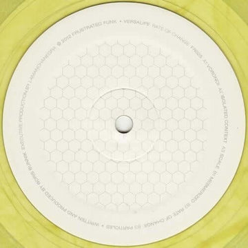 Versalife - Rate Of Change (Yellow Vinyl) - Artists Versalife Genre Electro, Ambient Release Date 1 Jan 2012 Cat No. FR 025 Format 12