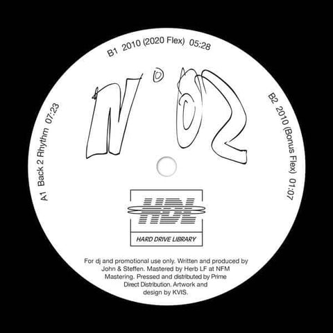 Hard Drive Library - HDLN02 - Artists Hard Drive Library Genre Disco House, House Release Date 1 Jan 2020 Cat No. HDLN02 Format 12" Vinyl - White Label - White Label - White Label - White Label - Vinyl Record