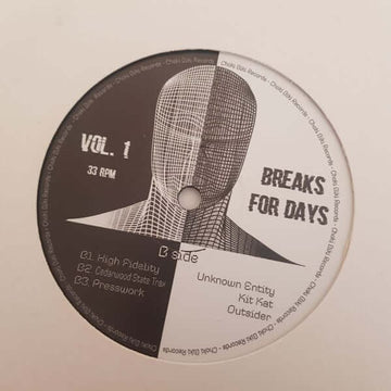 Various - Breaks For Days Vol 1 - Artists Various Genre Breakbeat, Rave, Hardcore Release Date 5 Feb 2021 Cat No. CBR003 Format 12