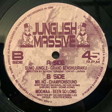 Various - Junglish Massive - Artists Various Genre Jungle, Drum & bass Release Date 1 Jan 2021 Cat No. MASSIVE2 Format 12