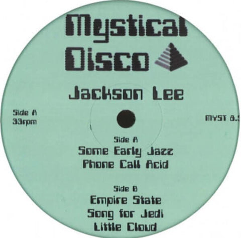 Jackson Lee - Untitled - Artists Jackson Lee Genre Deep House Release Date 1 Jan 2021 Cat No. MYST 8.5 Format 12" Vinyl - Mystical Disco - Vinyl Record