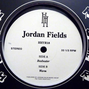 Jordan Fields - Boxbeater - Artists Jordan Fields Genre Deep House Release Date 1 Jan 2012 Cat No. HHYR18 Format 12