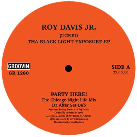Roy Davis Jr. - Tha Black Light Exposure - Artists Roy Davis Jr Genre Deep House Release Date 11 February 2022 Cat No. GR-1280 Format 12" Vinyl - Groovin Recordings - Vinyl Record